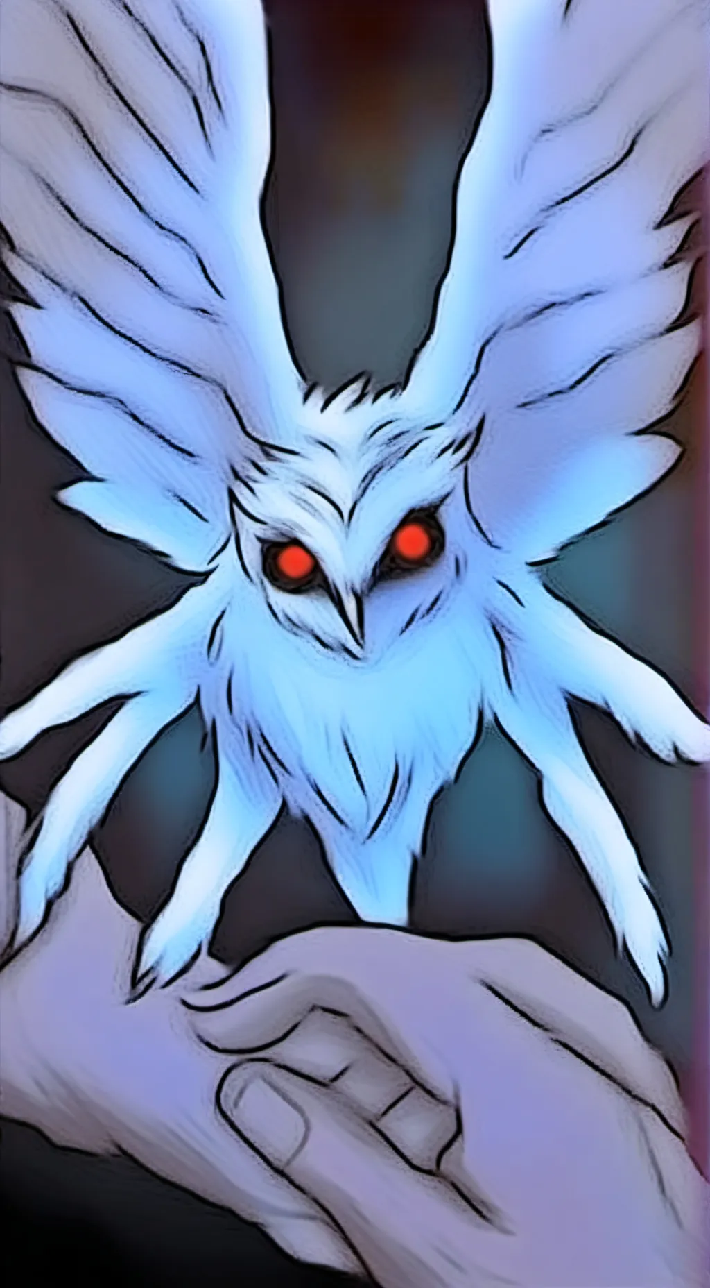 ai character: secondary mothman background
