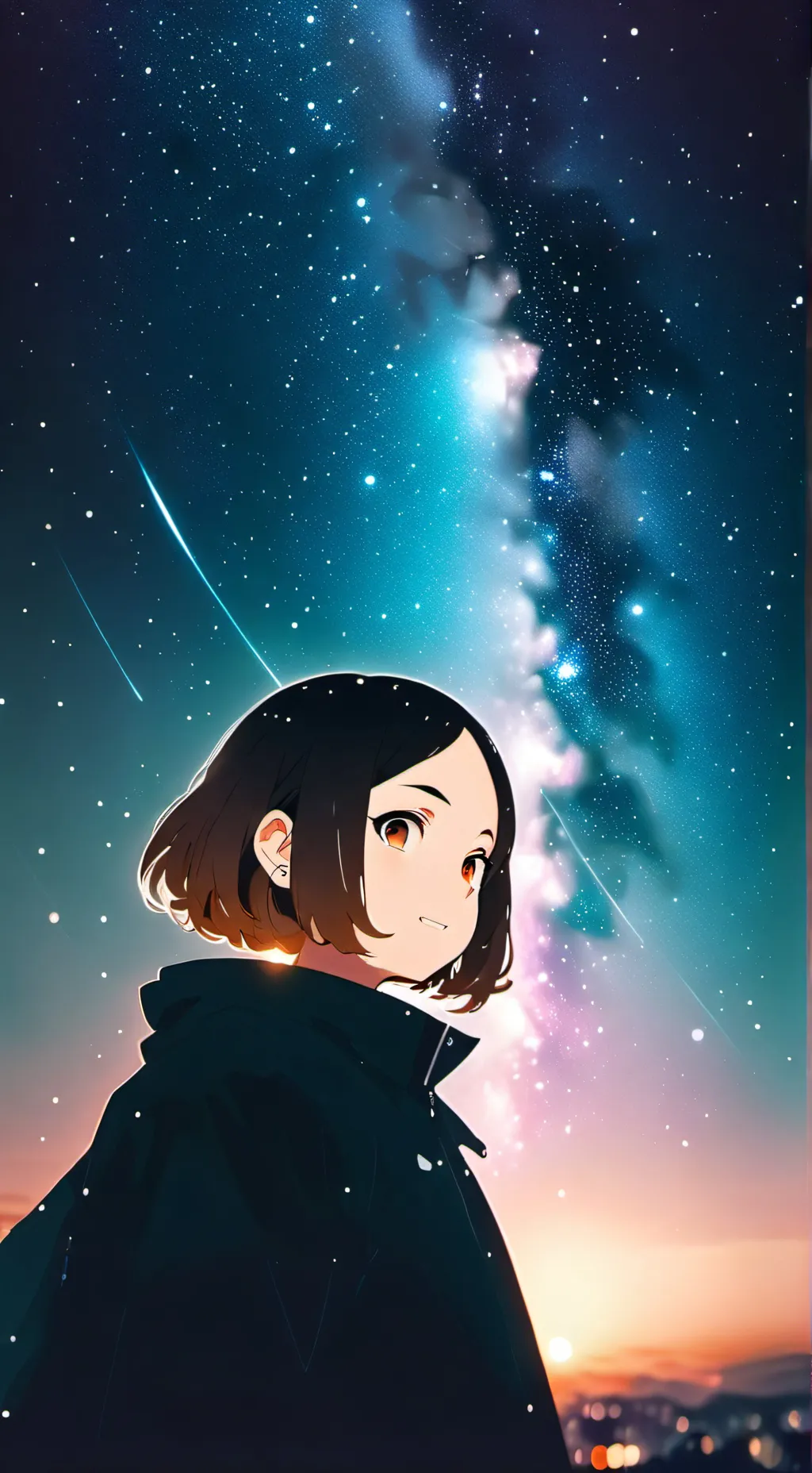 ai character: uraraka  background