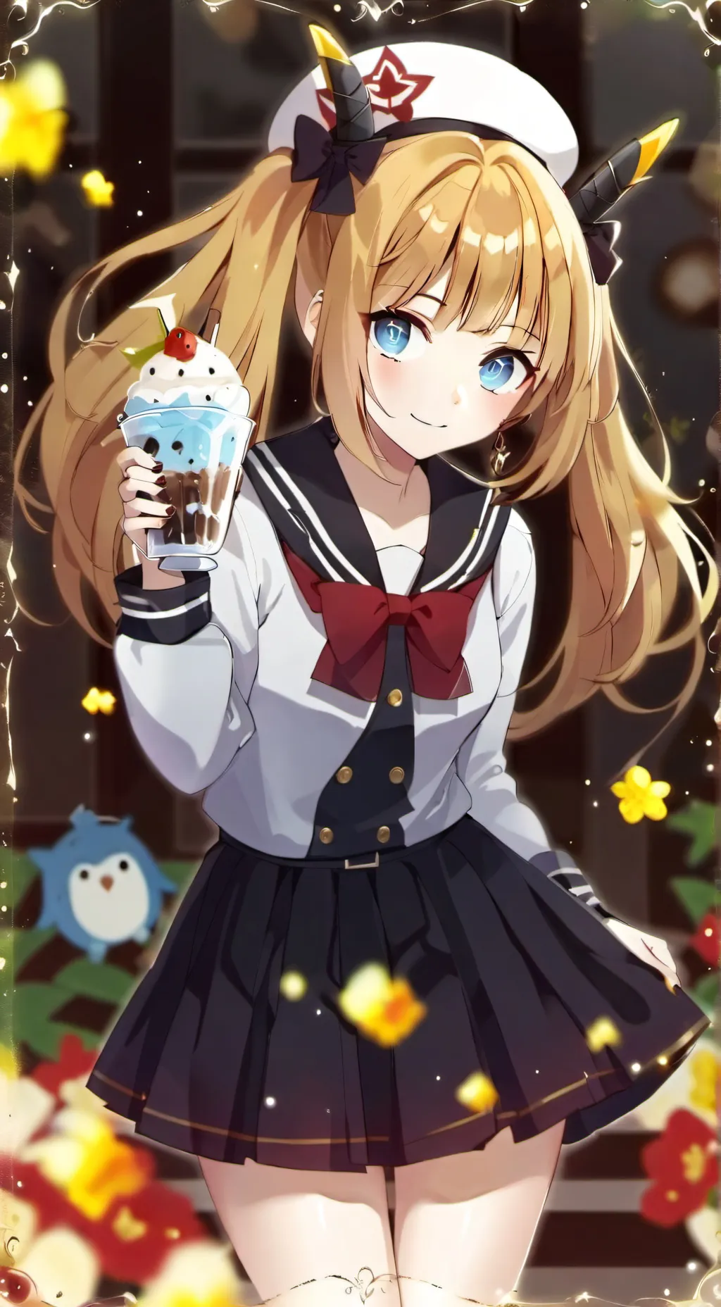 ai character: Hanako Tsukino background