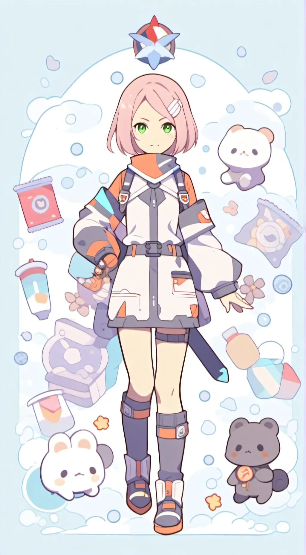 ai character: sasuke x sakura background