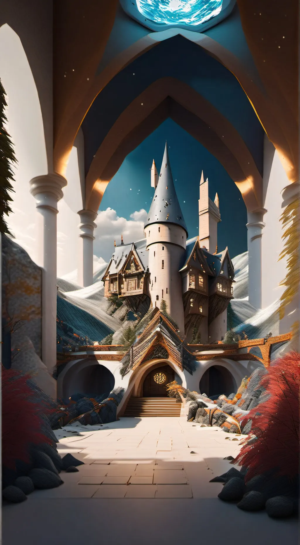 ai character: hogwarts background