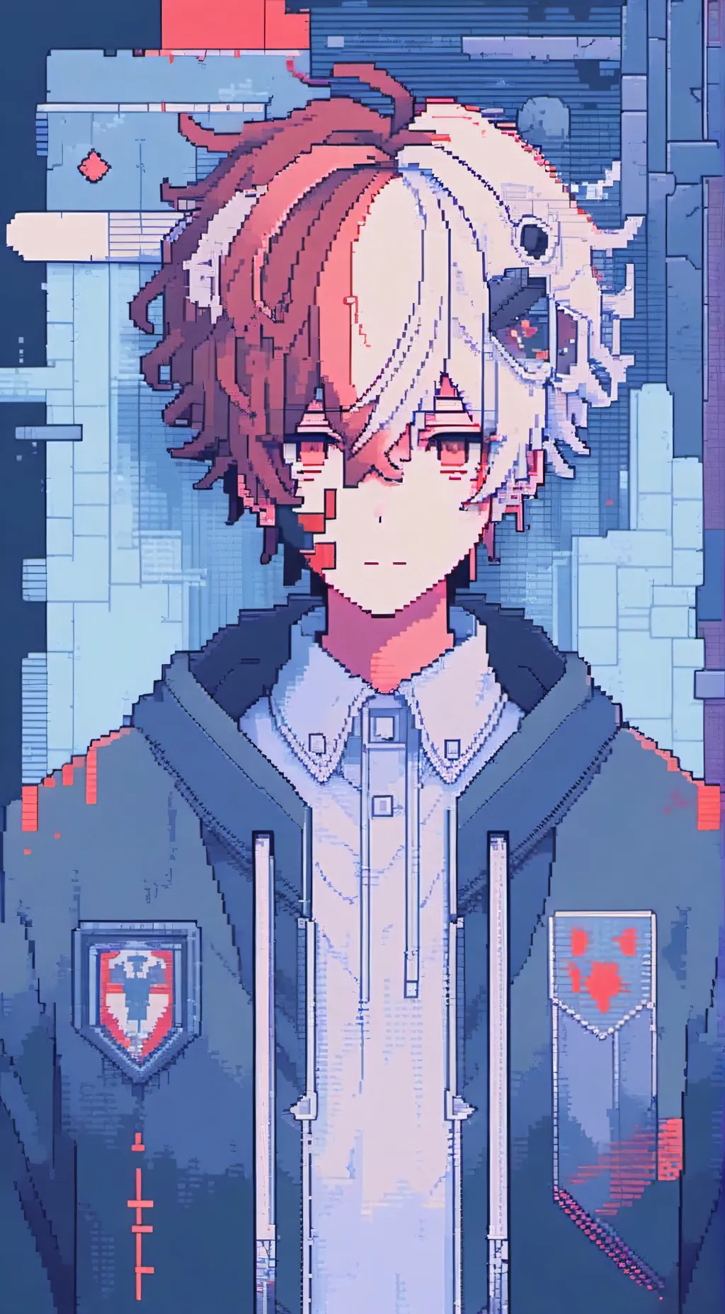 ai character: Shoto Todoroki  background