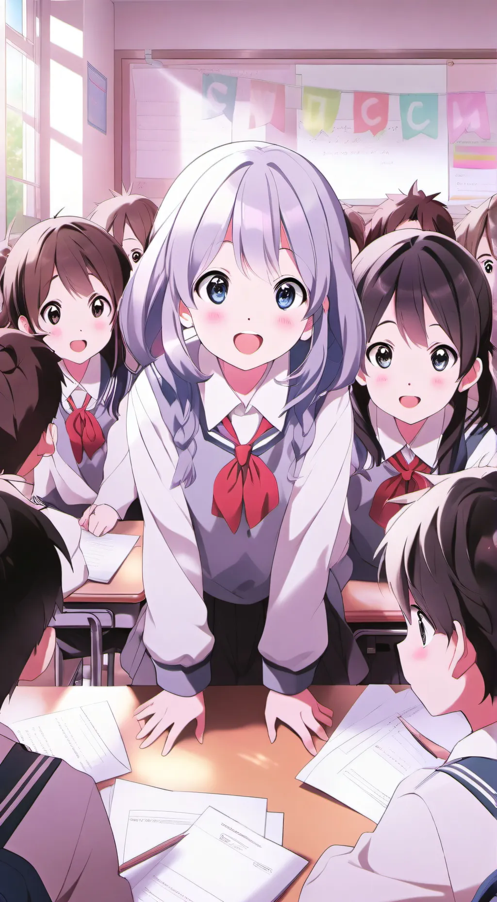 ai character: Class 5 (room 27A) background