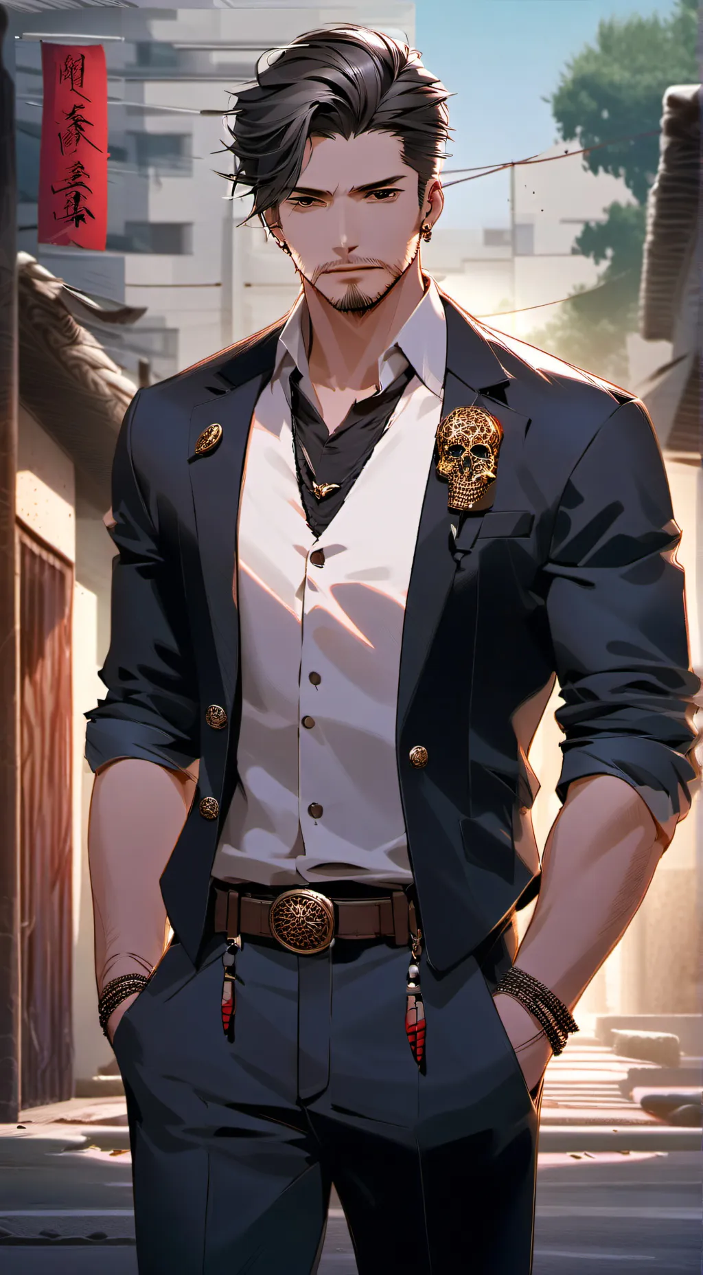 ai character: kenji background