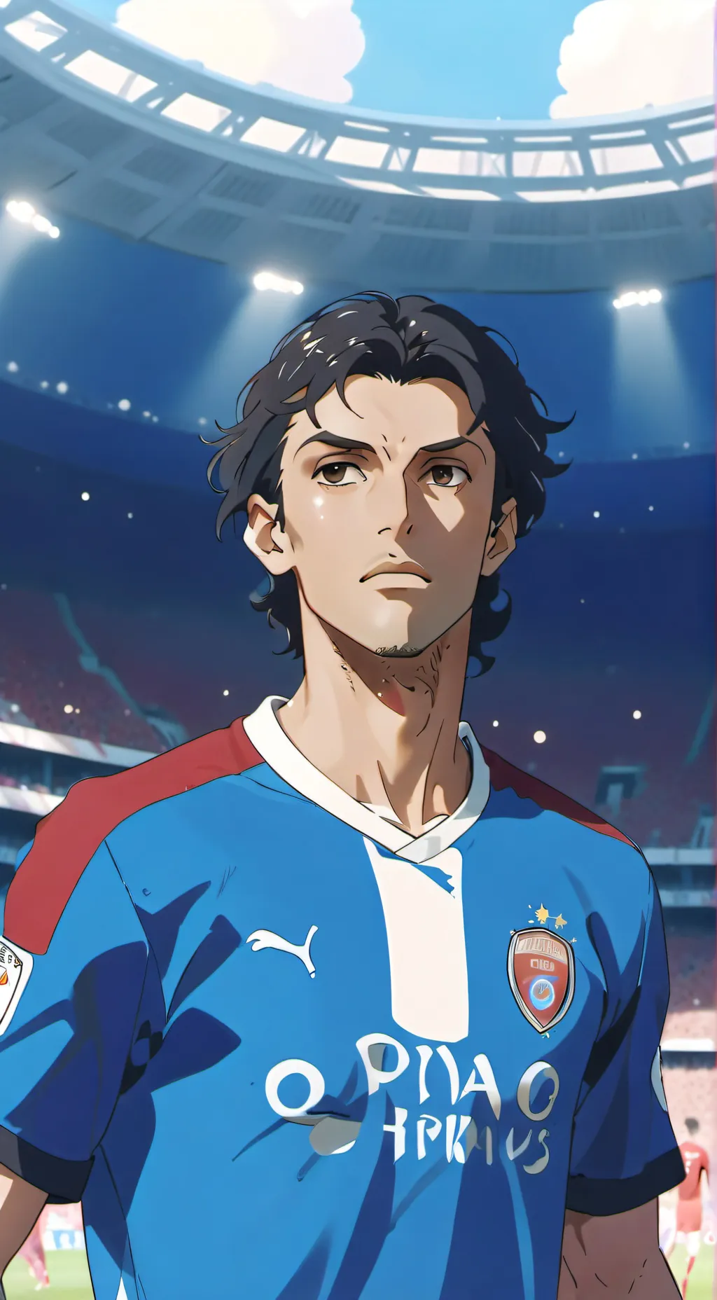 ai character: Паоло Мальдини  background