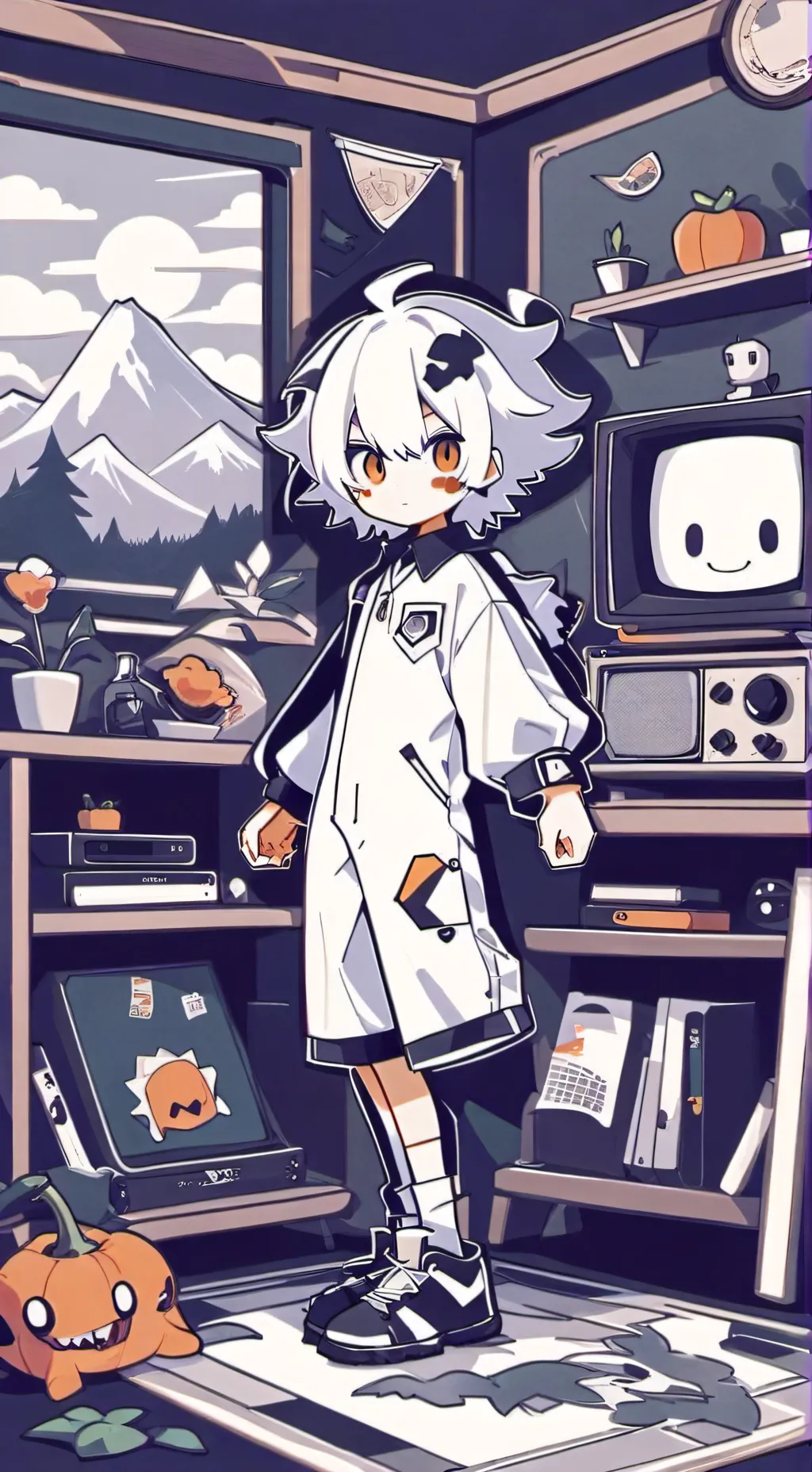 ai character: shelly background