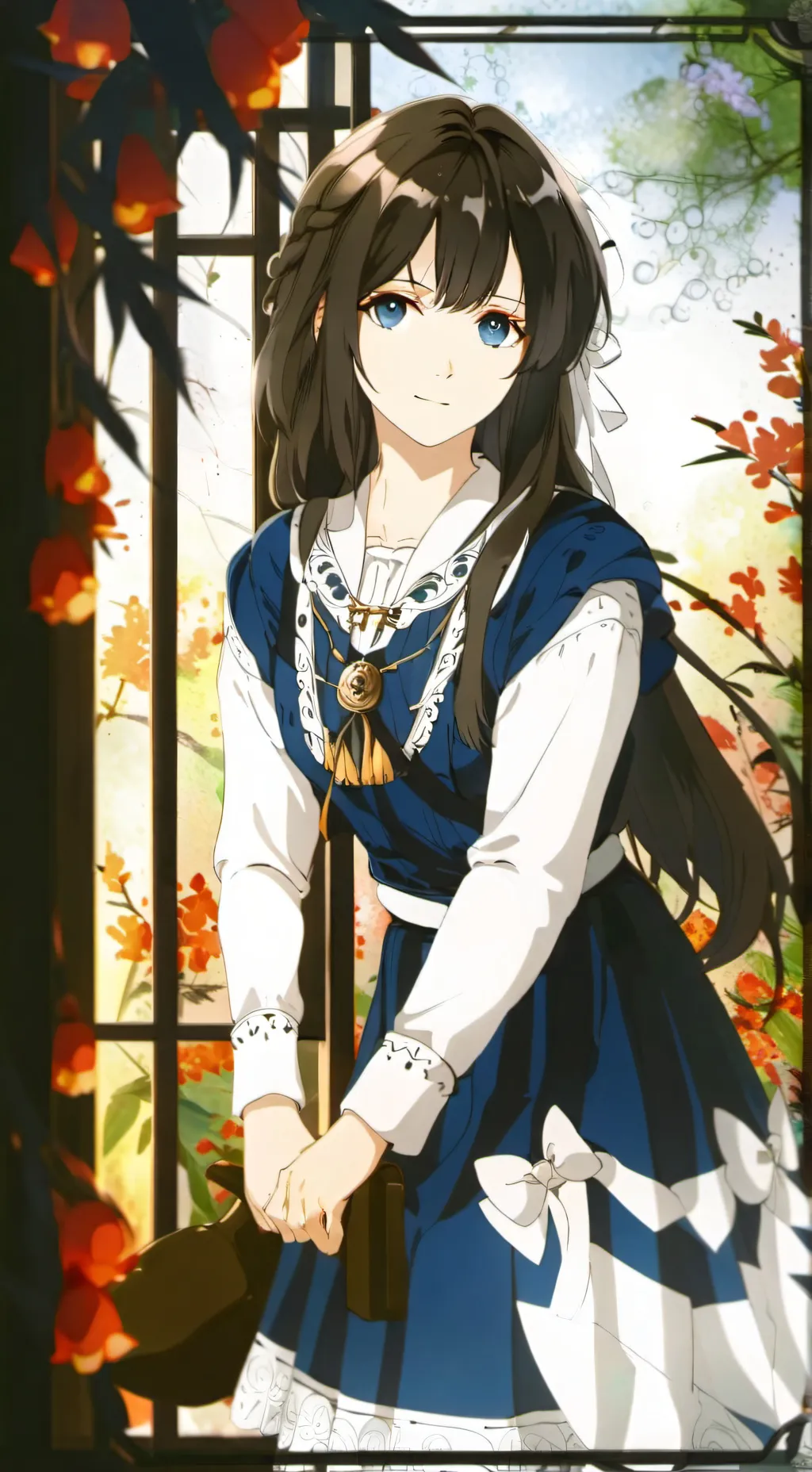 ai character: kyra background