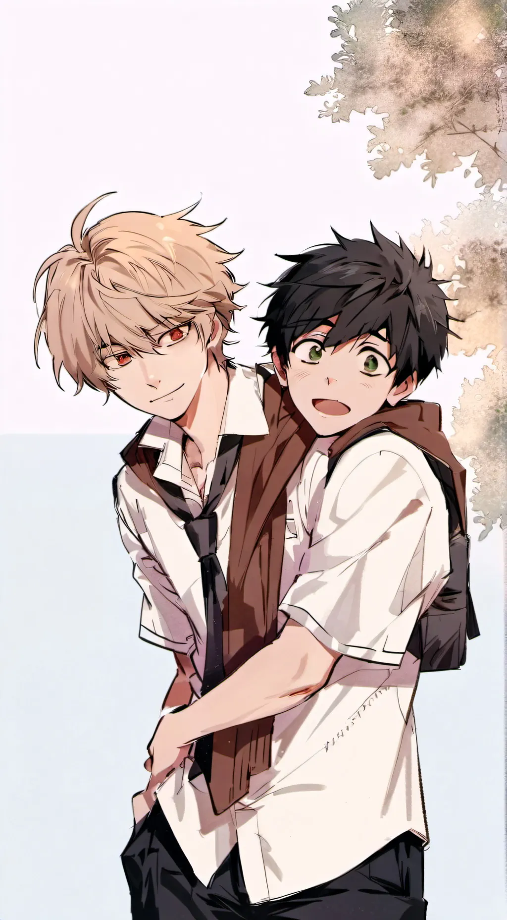 ai character: Prototype BakuDeku background