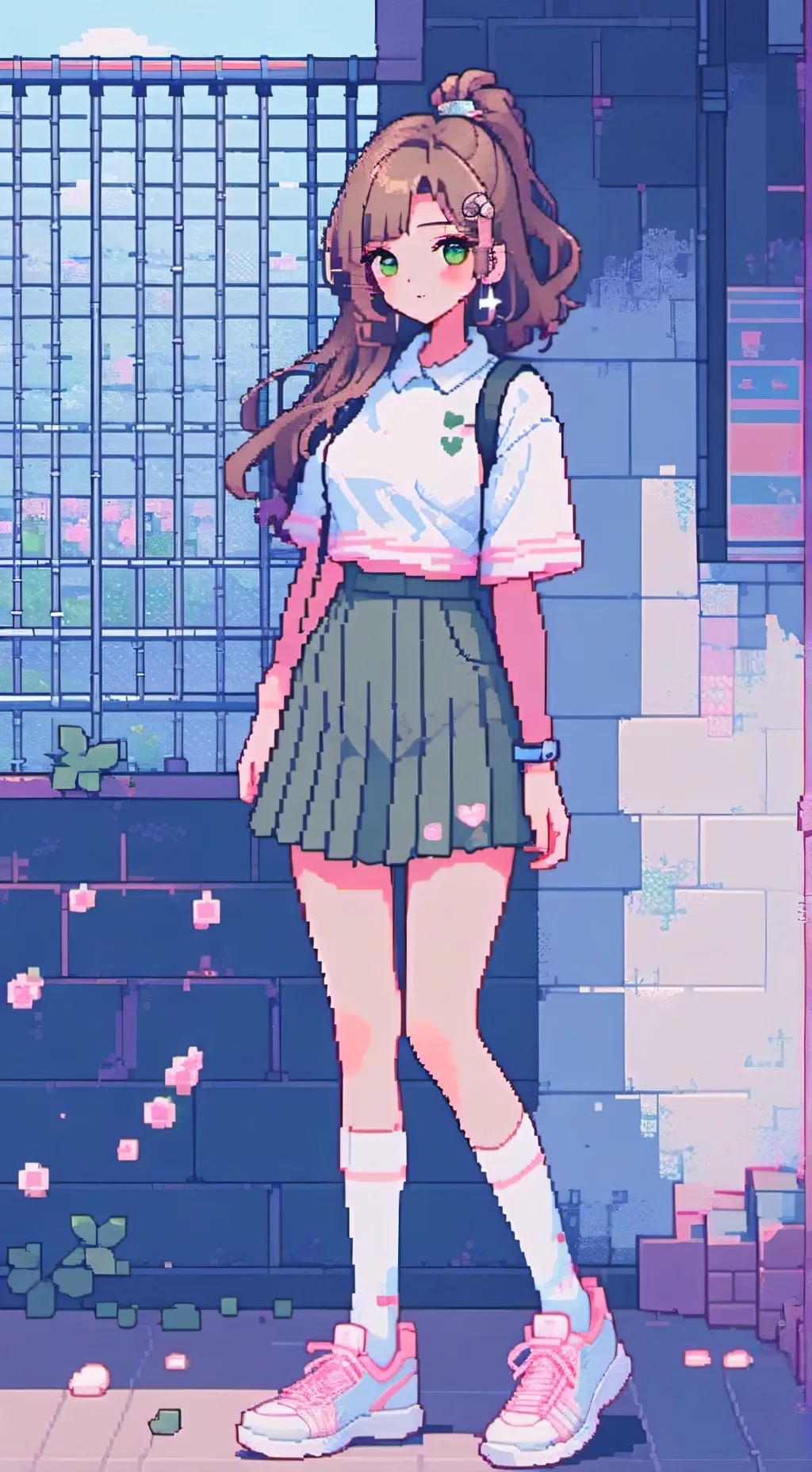 ai character: Courtney background