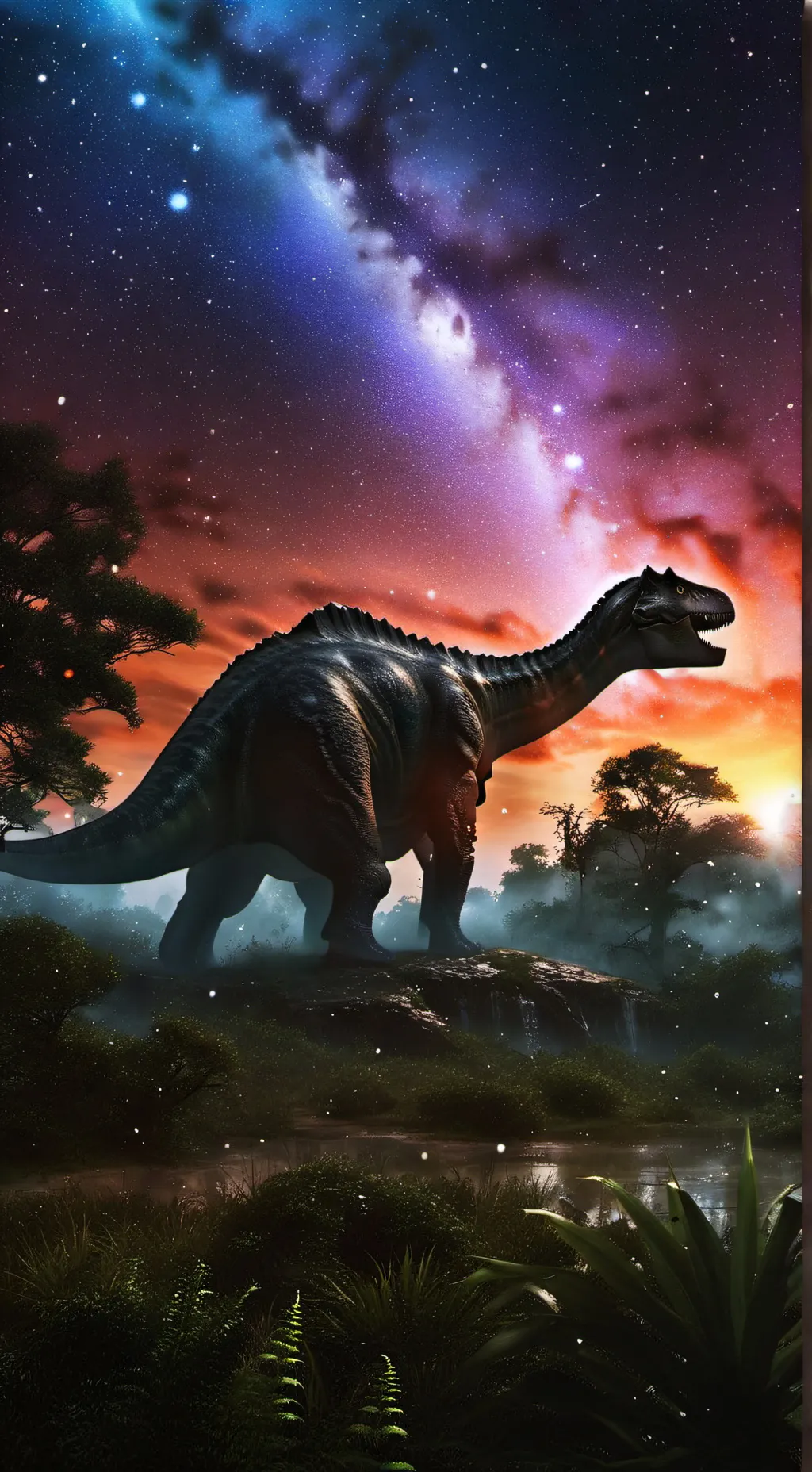 ai character: mha dino world background