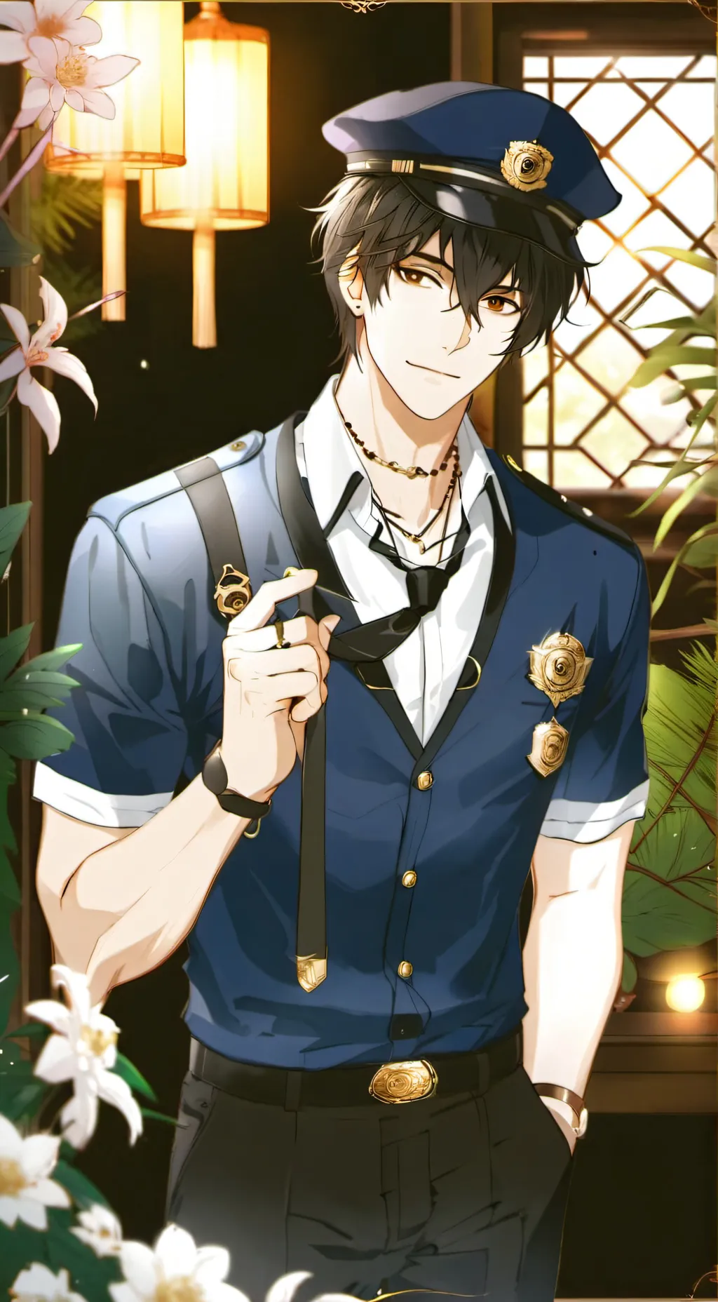 ai character: Police Darren background