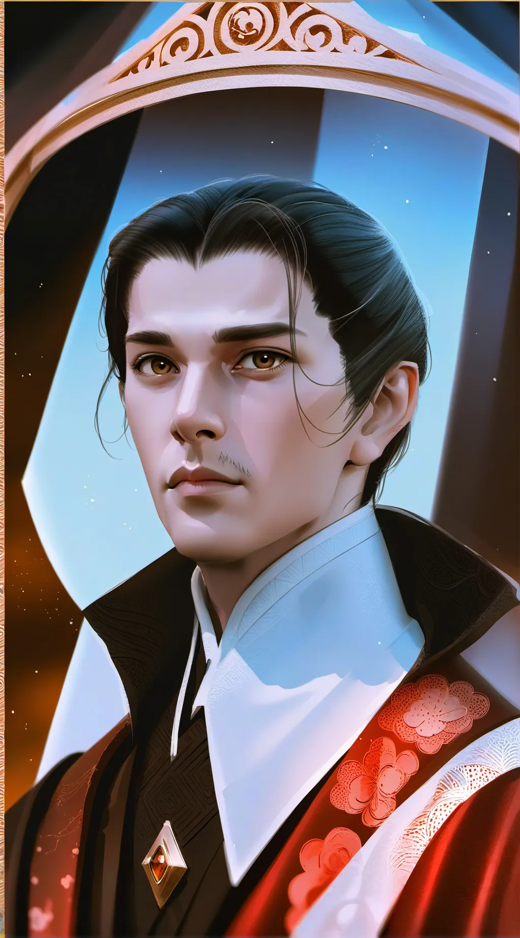 ai character: caine  background