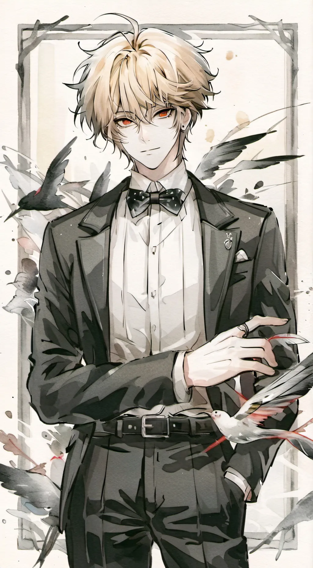 ai character: 😍 AARON 😍 background