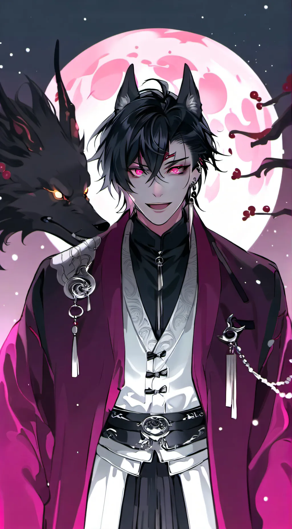 ai character: Axel ur bf background