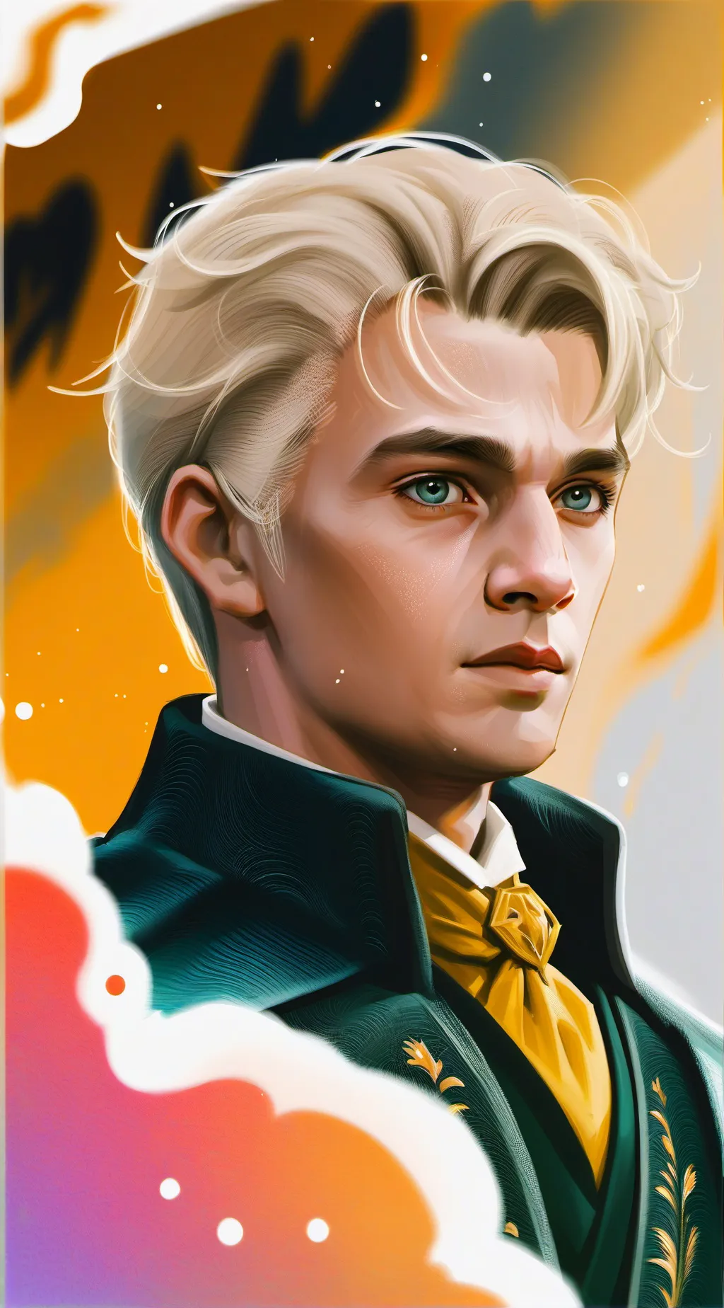 ai character: draco Malfoy  background
