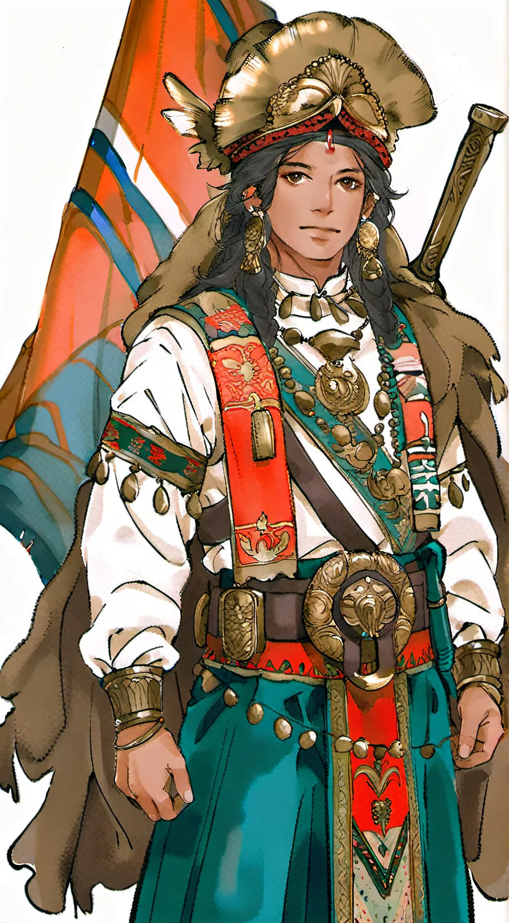 ai character: capitan perú background