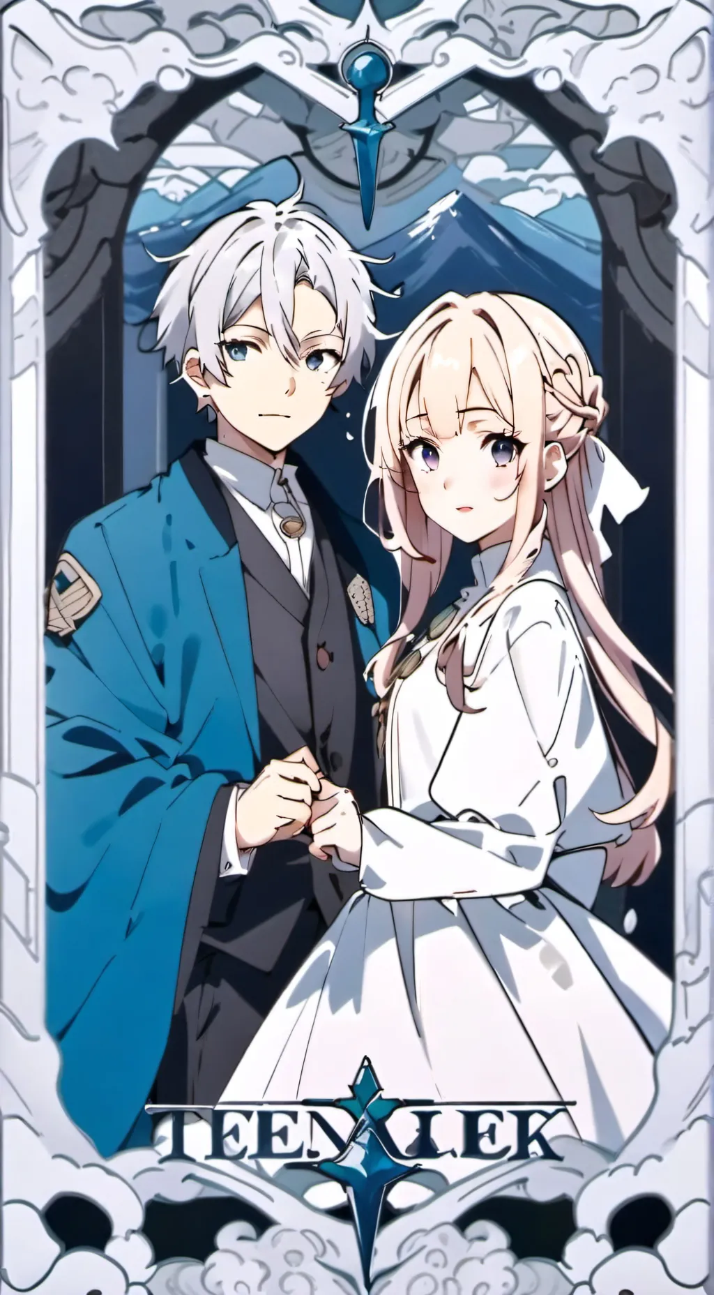 ai character: le monde magic background
