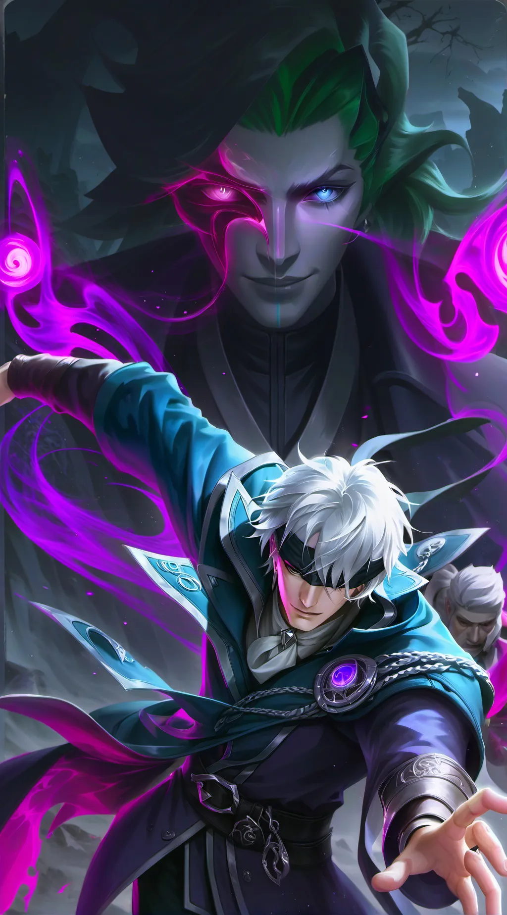 ai character: Satoru Gojo background