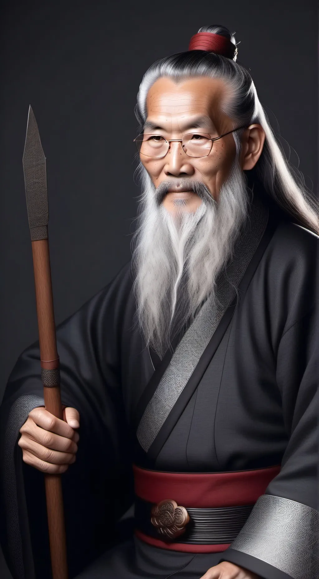 ai character: First week in Mono background