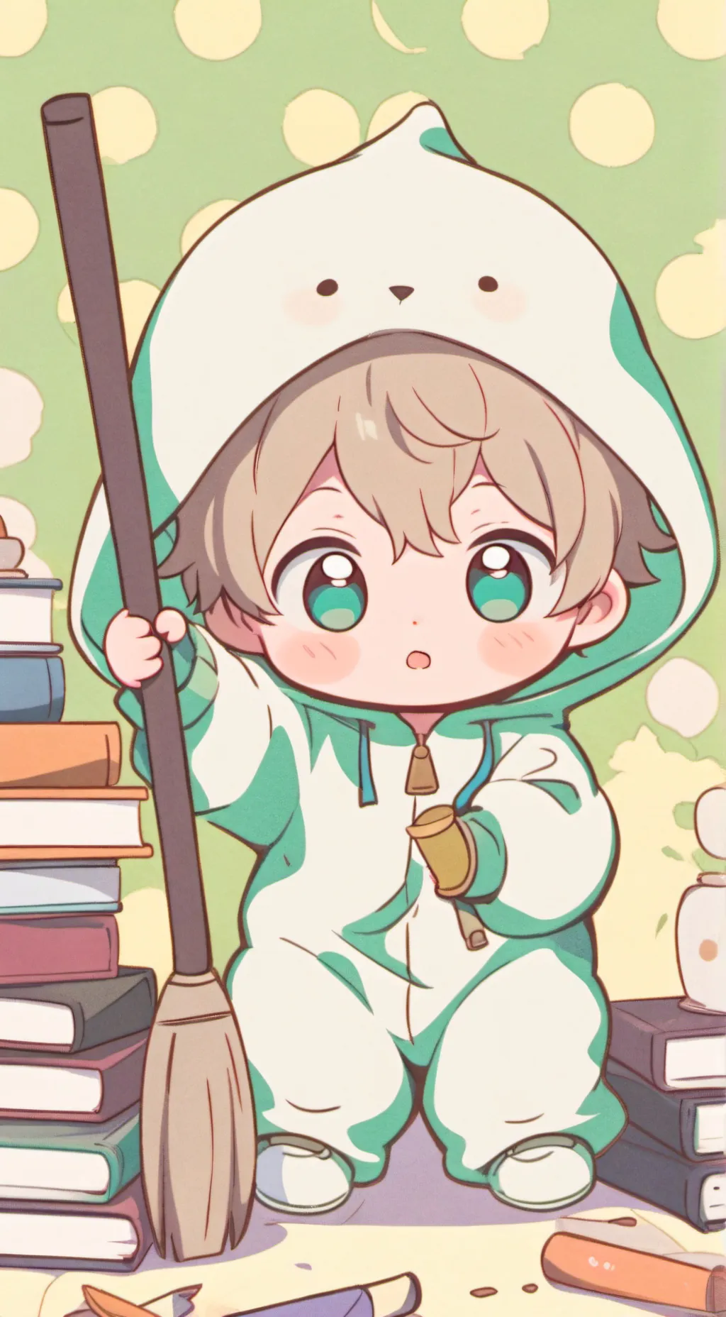 ai character: Baby Helper background