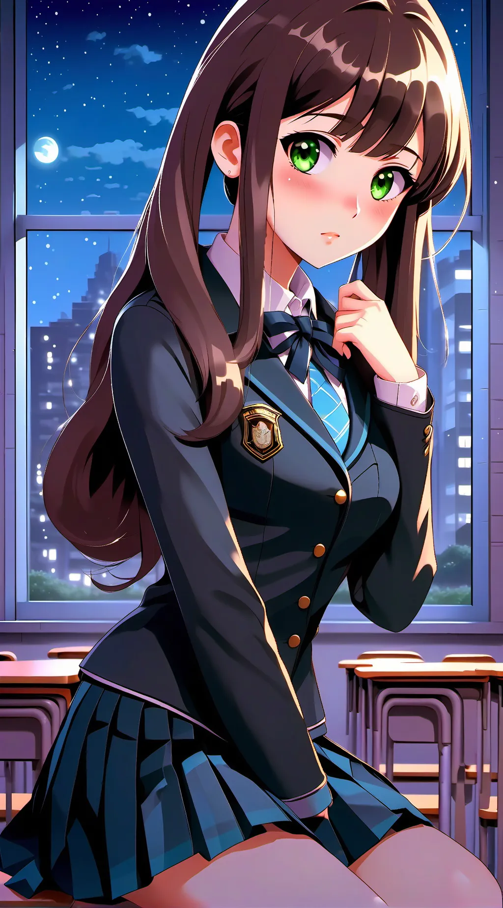 ai character: Miki background