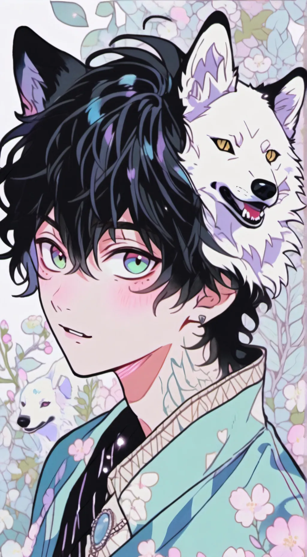 ai character: JJK sleepover! background
