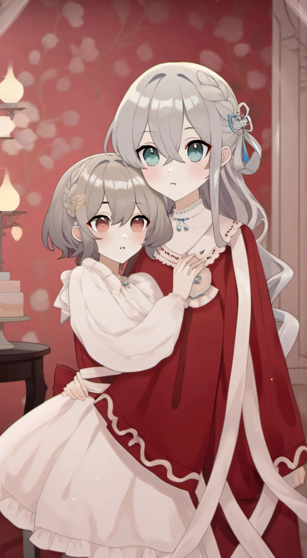 ai character: love sprunki crazy background