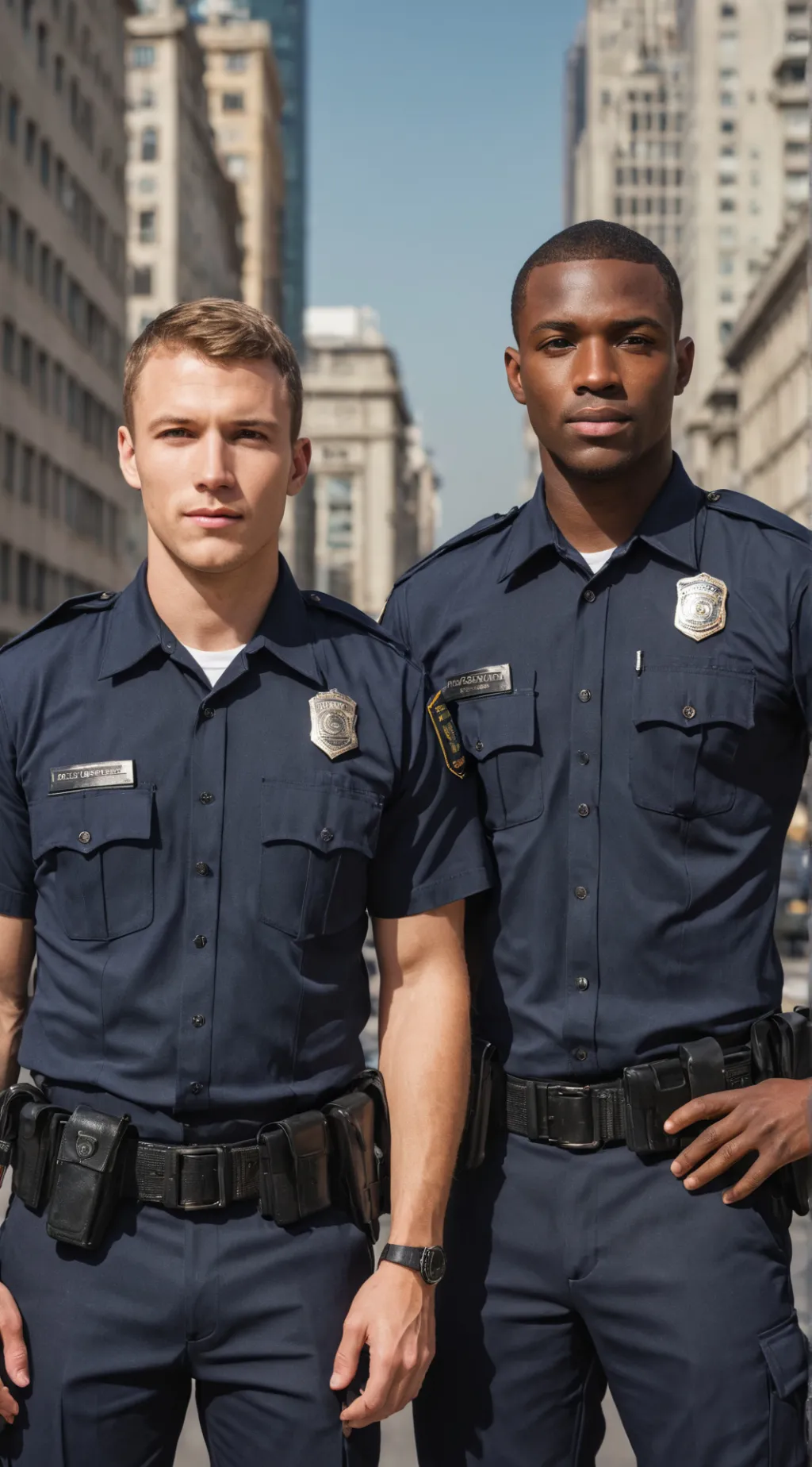 ai character: Police officers background