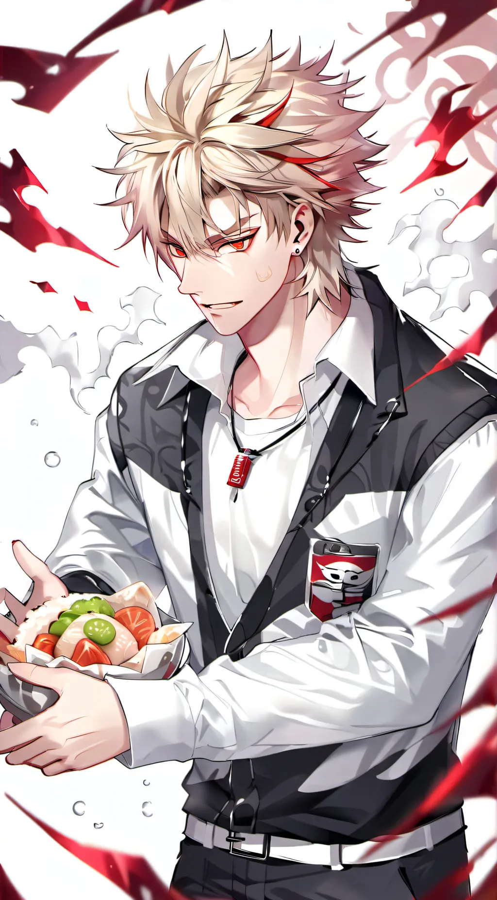 ai character: MHA Roast battle background