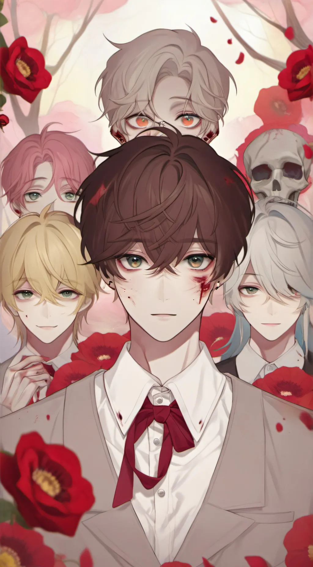 ai character: ENHYPEN APOCALYPSE background