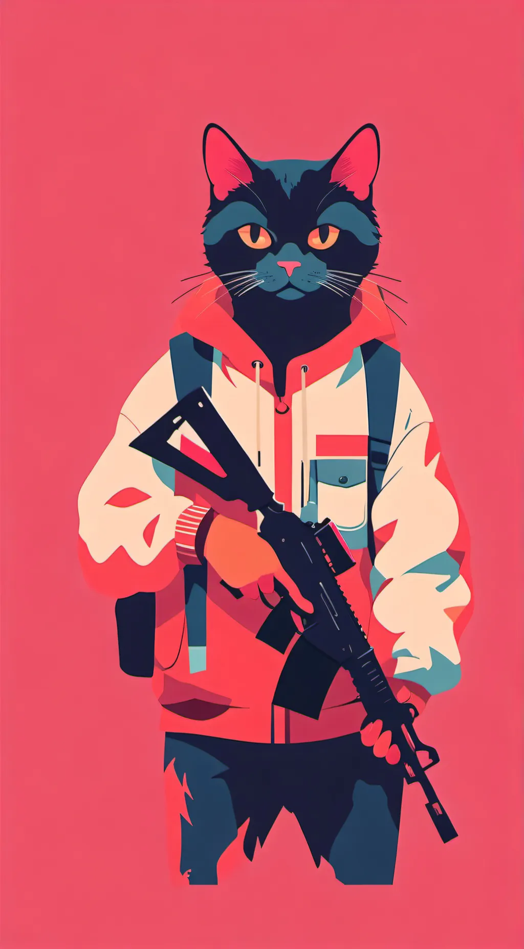 ai character: cat gang background