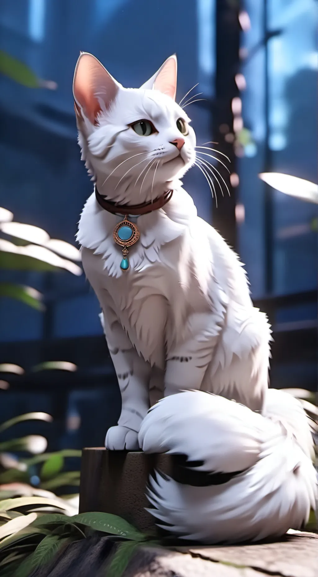 ai character: Sanemi x Cat  background