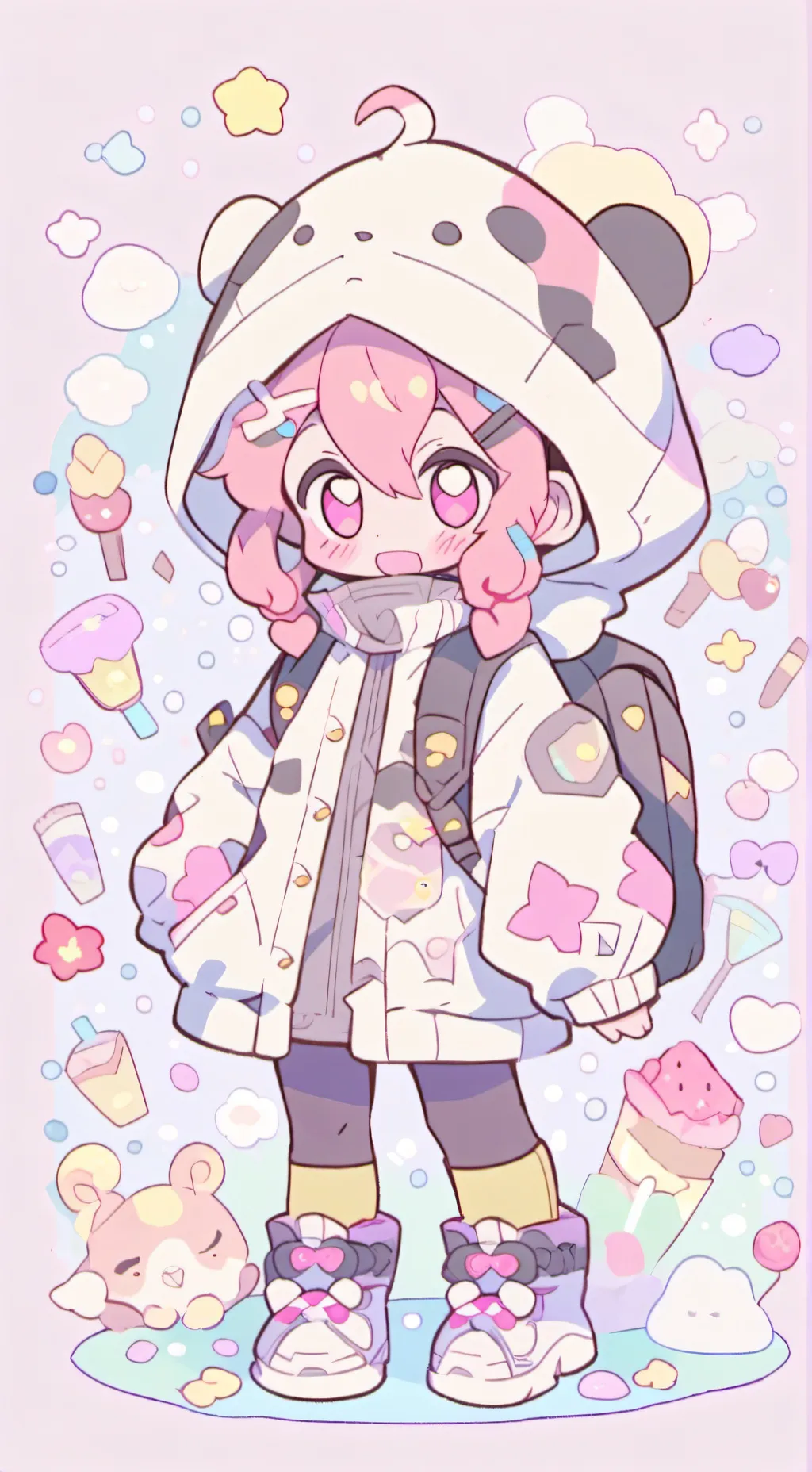 ai character: mommy long legs background
