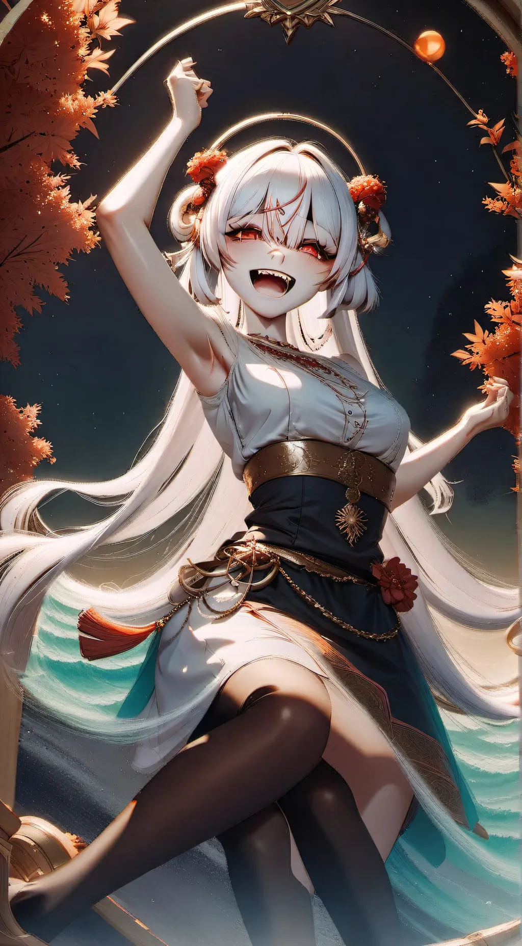 ai character: Анджи✨✨ background