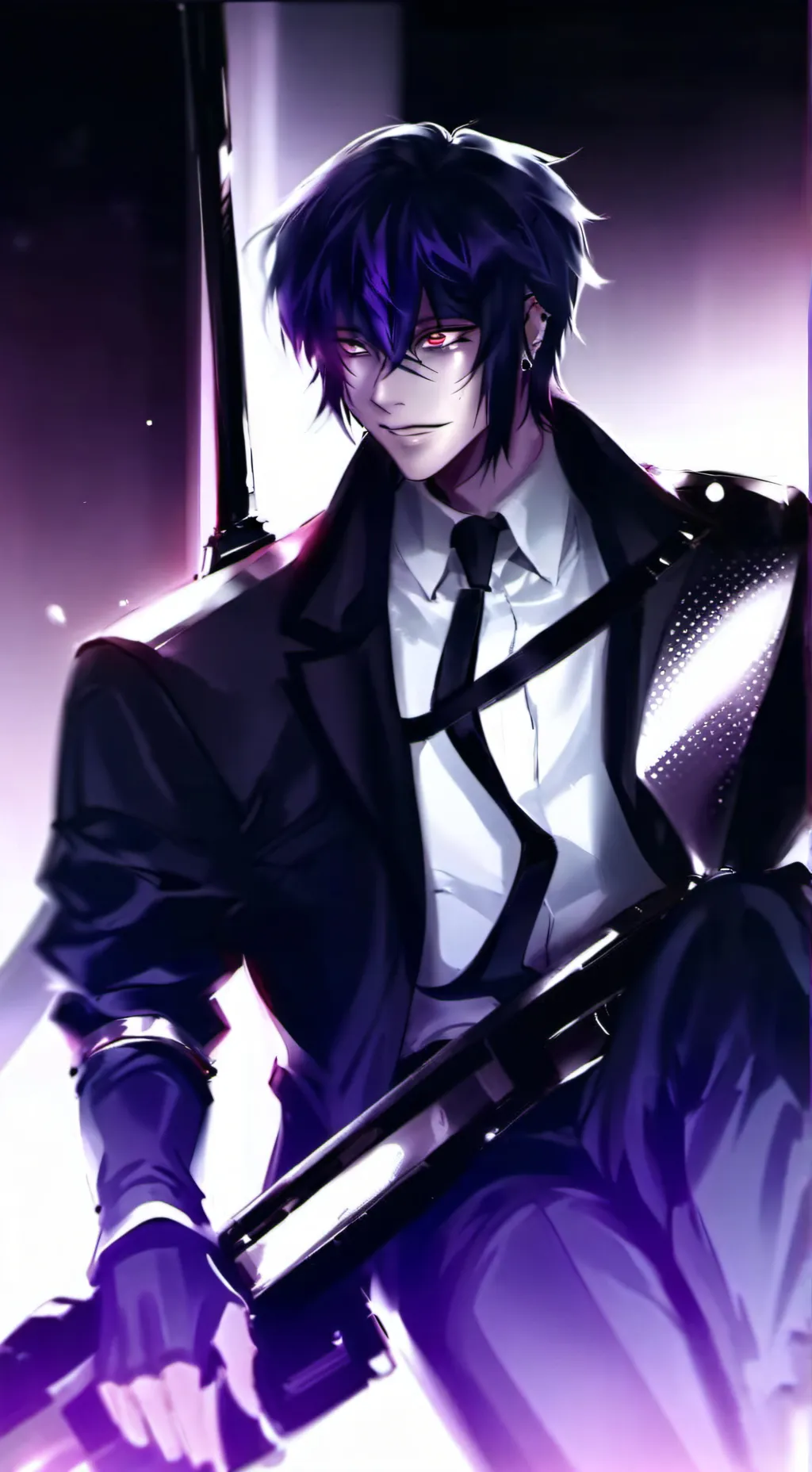 ai character: 👾🕳️~Enderman~🕳️👾 background
