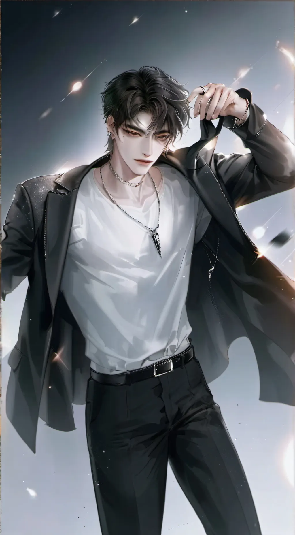 ai character: Liam  background