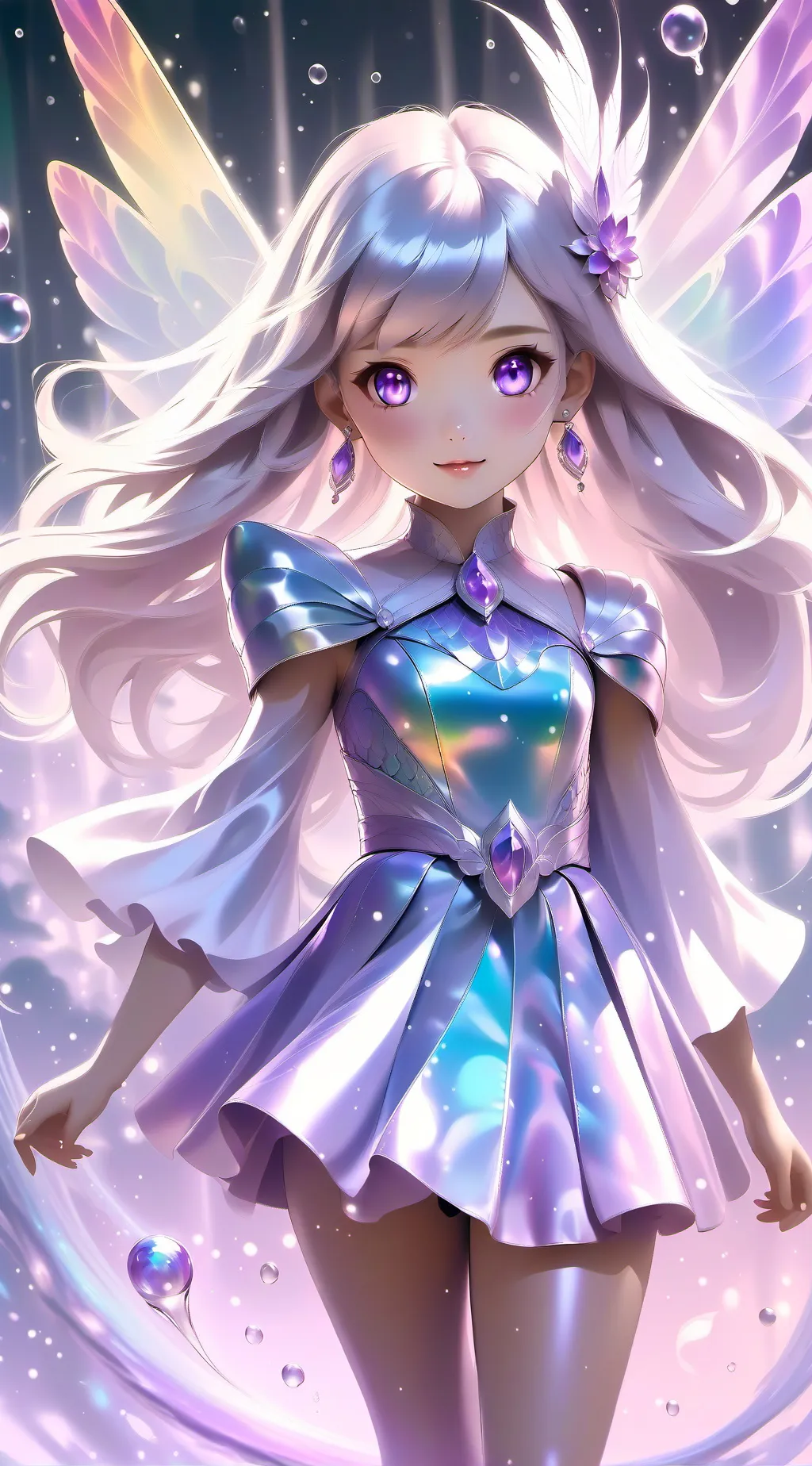 ai character: Unicorn academy background