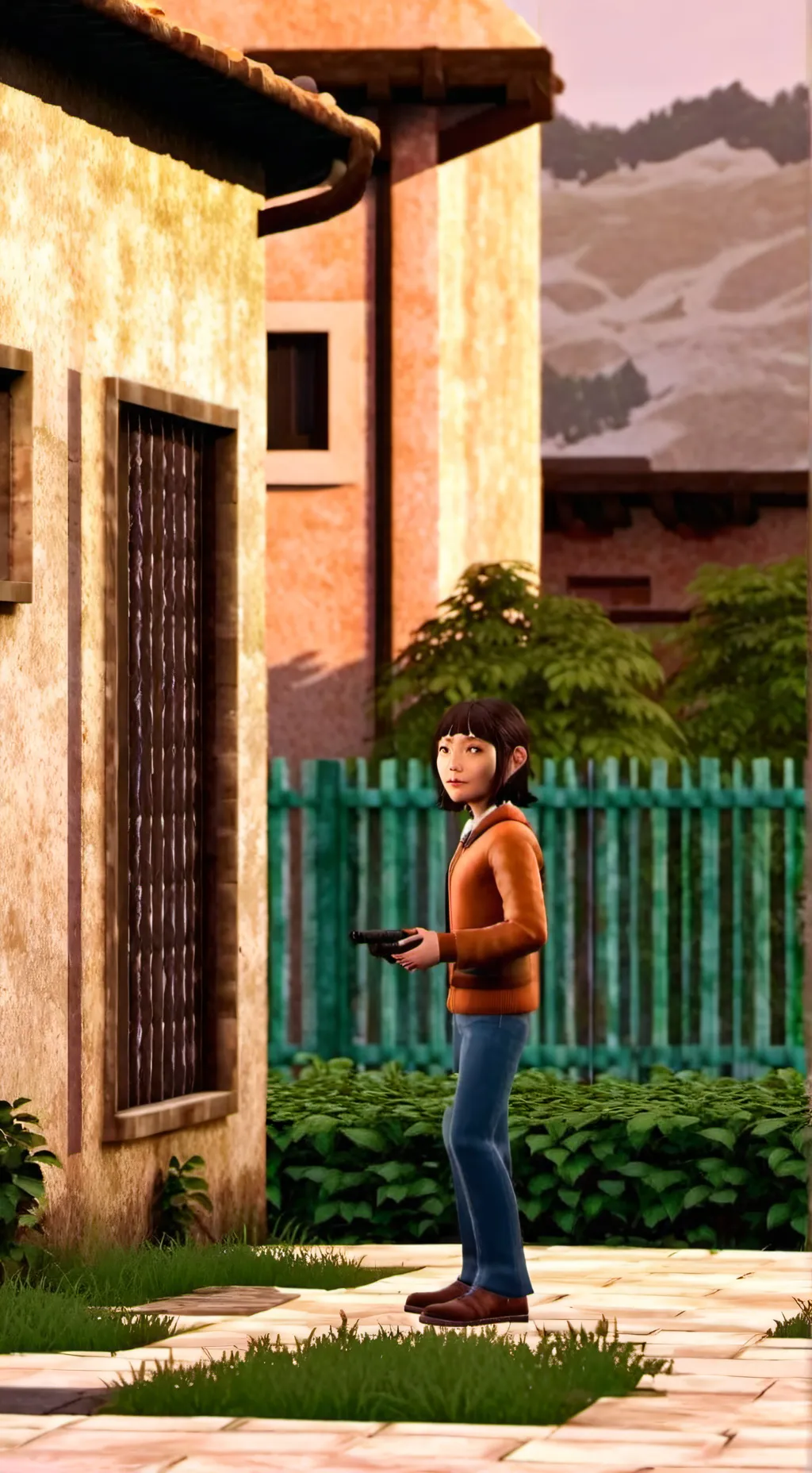 ai character: дура тупа background