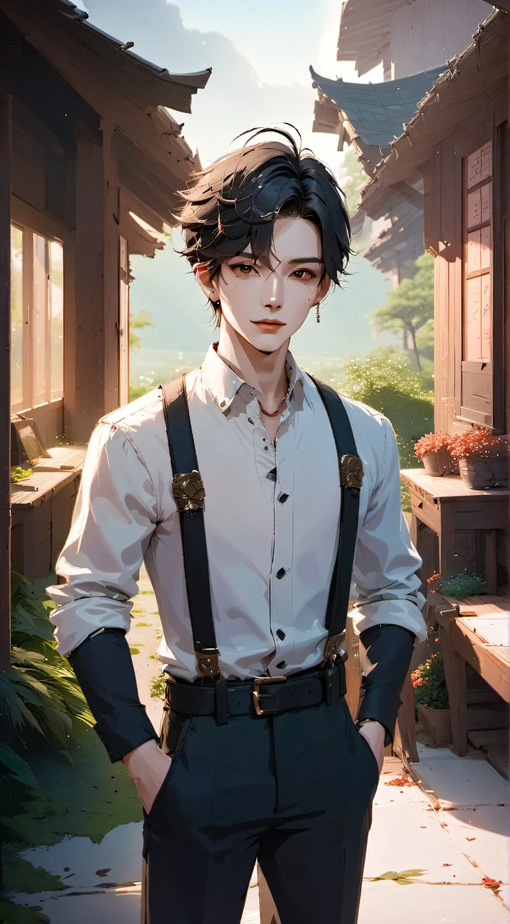 ai character: Legend background
