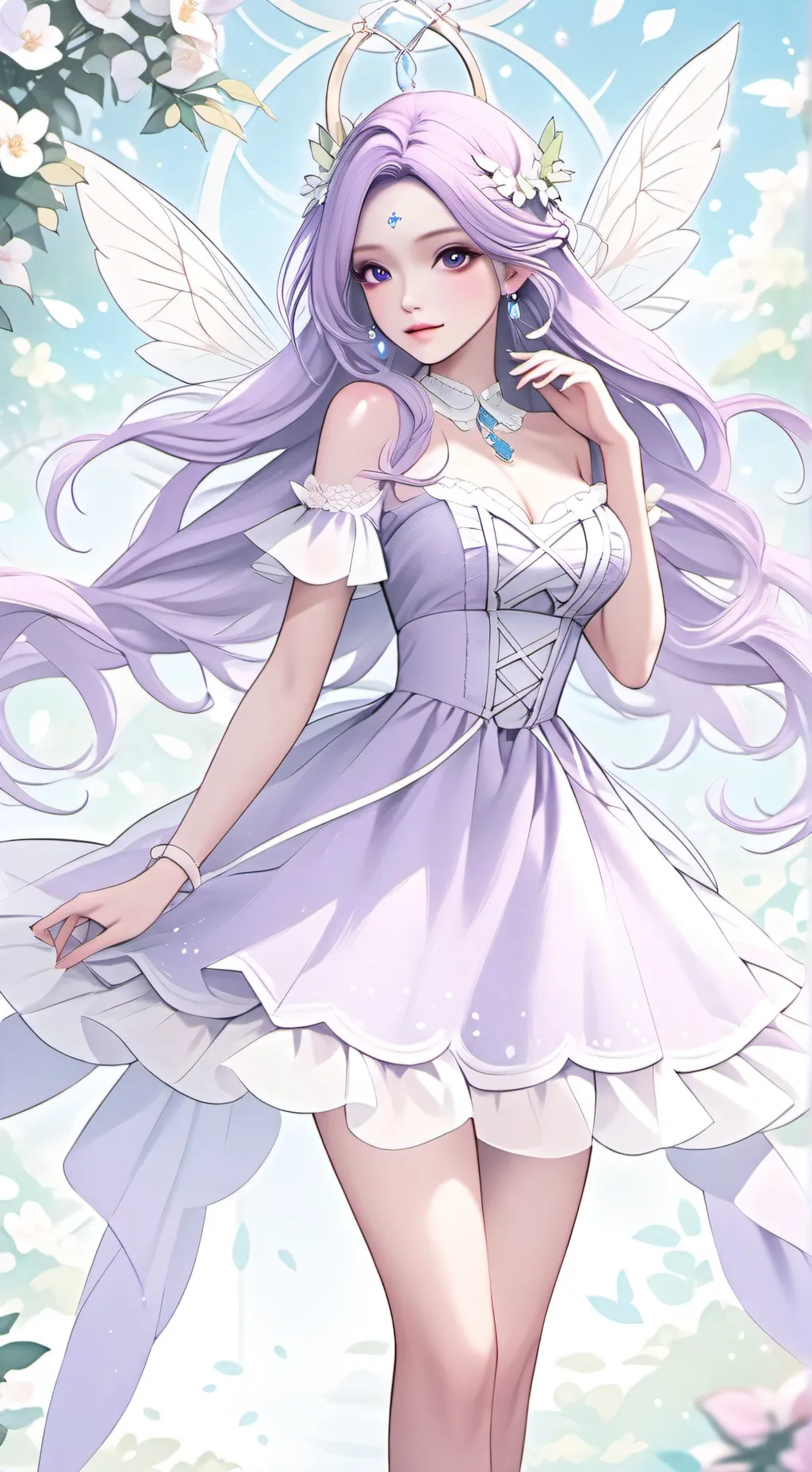 ai character: Vivian  background