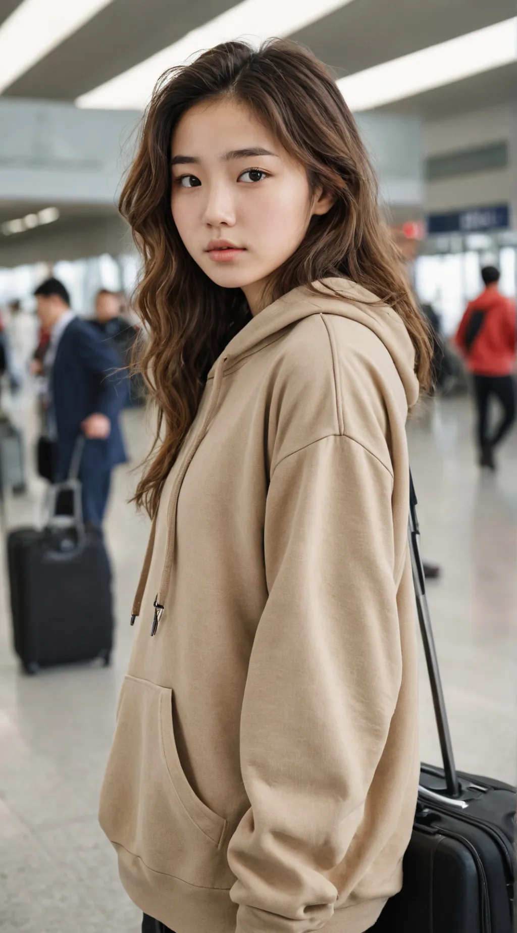 ai character: Ellen  background