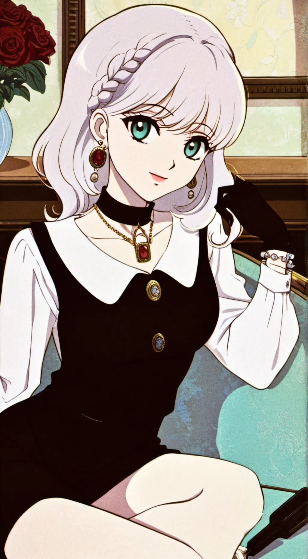 ai character: Luna  background