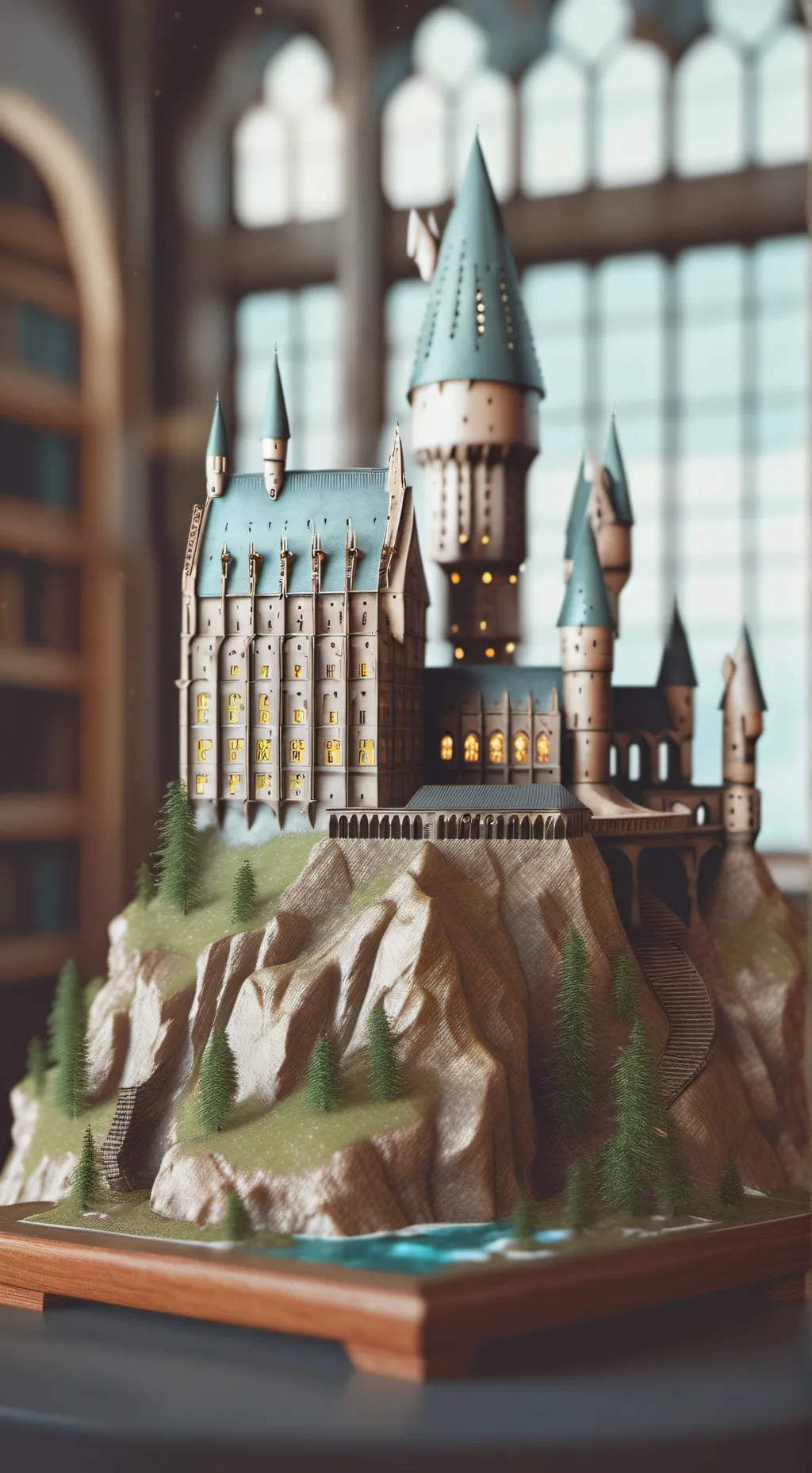 ai character: hogwarts😀 background