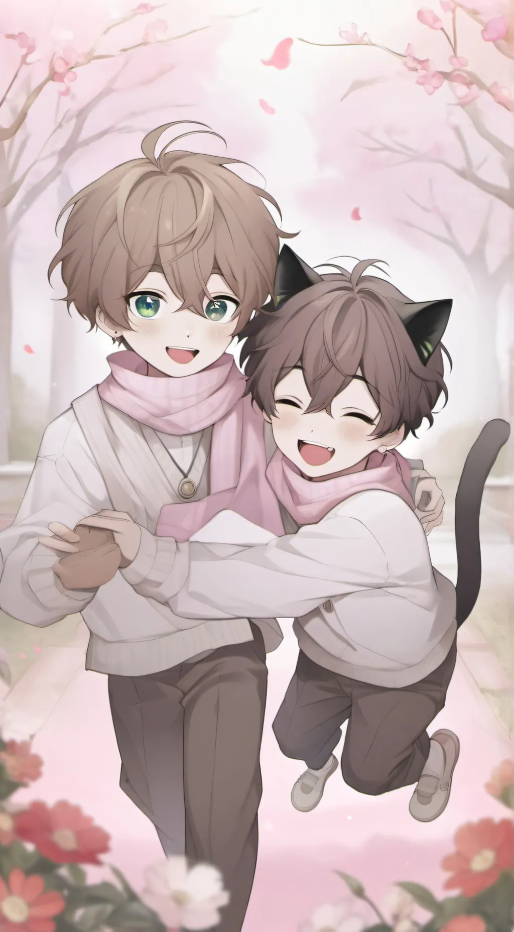 ai character: 💜Hybrid brothers💜 background