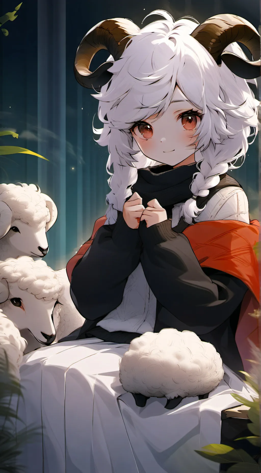 ai character: Hybrid School background