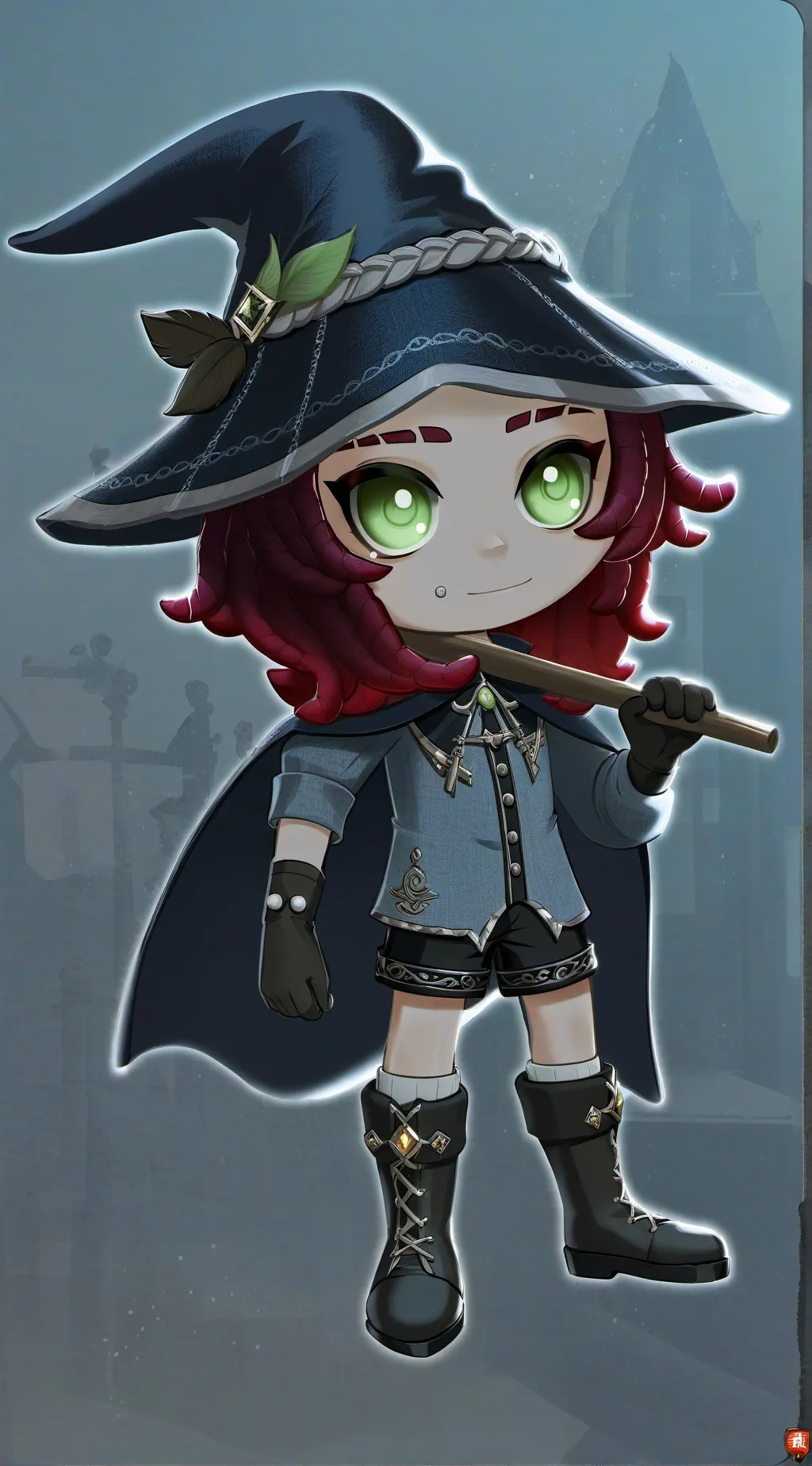 ai character: luna background