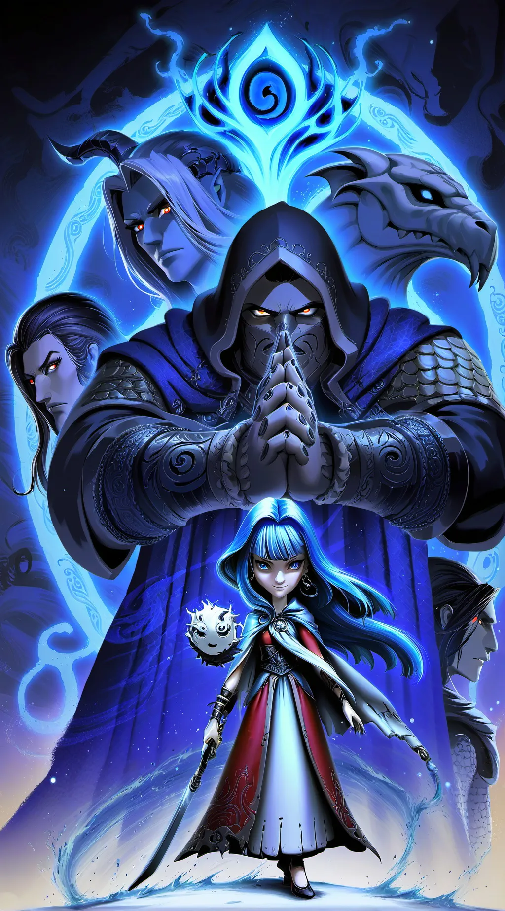 ai character: the scroll...  background