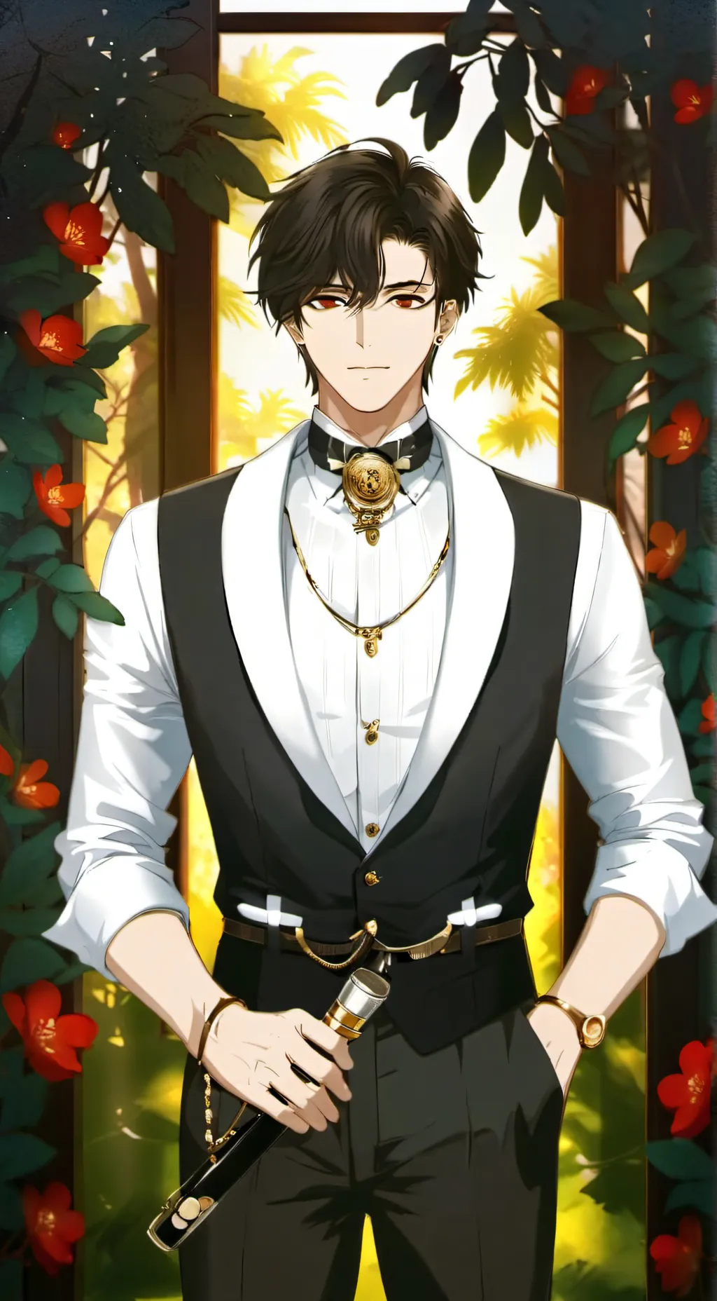 ai character: Elias ( ´ ▽ ` )ﾉ background