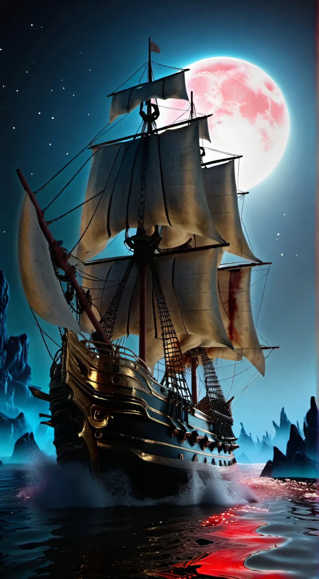 ai character: SC/NC/FC Pirate AU background