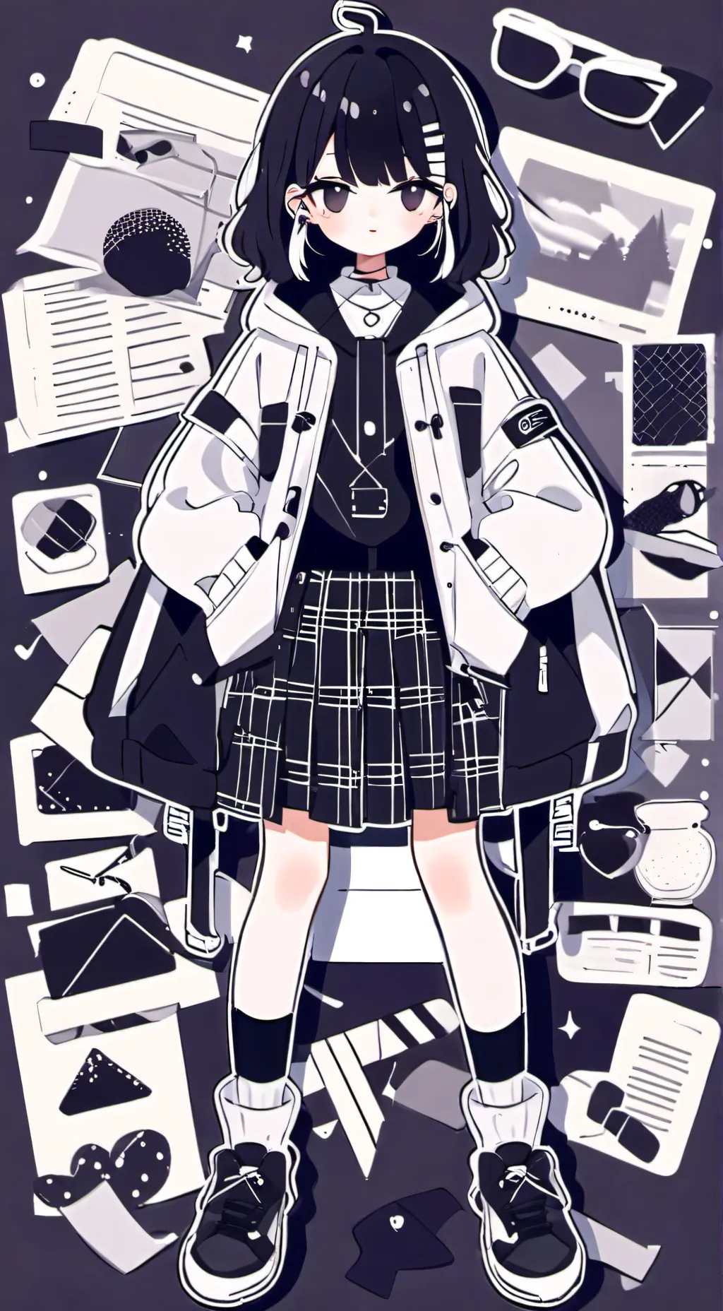ai character: Moonlight  background